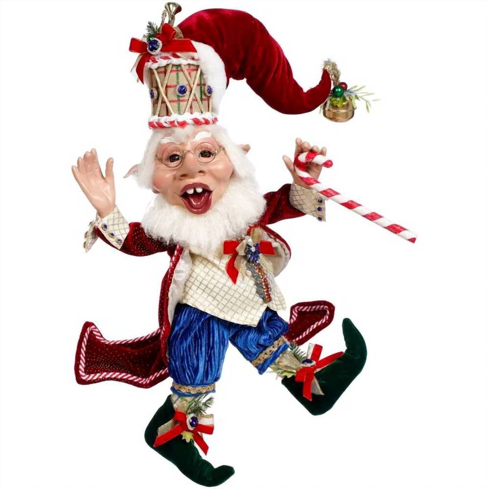 NEW MARK ROBERTS christmas party elf medium 16" in red